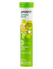 Apovit D-vitamiinipore sitr-lime 20tabl 20 tabl